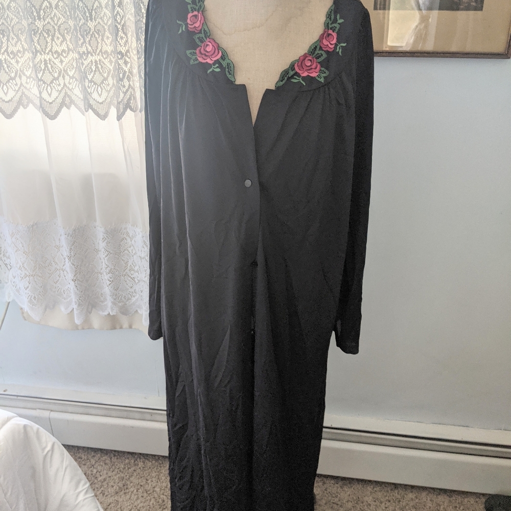 Vintage black robe